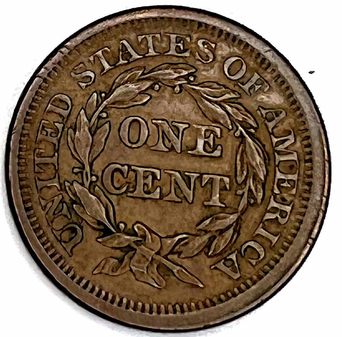 ✅ 1851 Coronet Braided Hair Large Cent, N5-R3, MAZING AU Features Sharp Strike