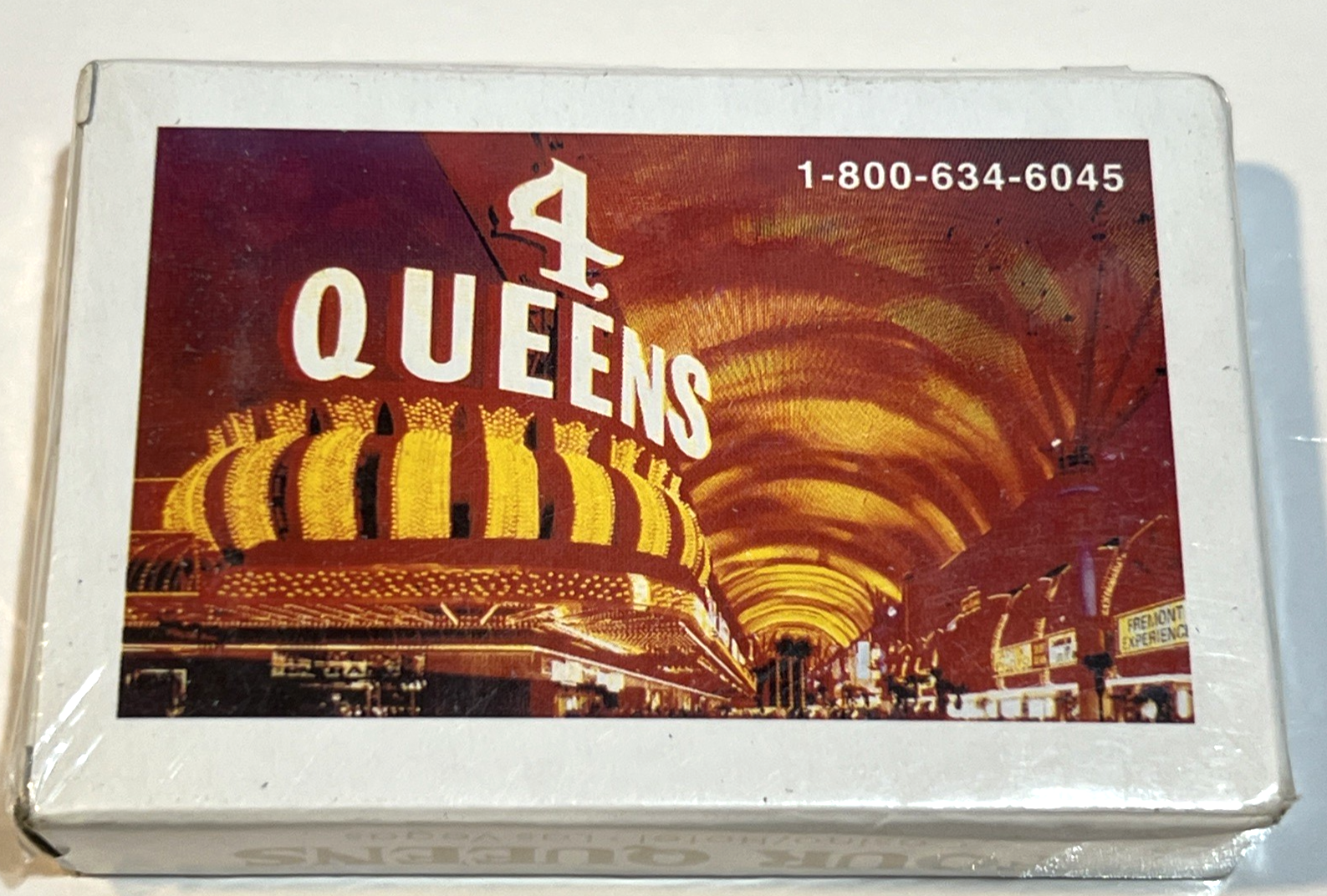 4 Queens Casino Las Vegas Playing Cards Deck Downtown Freemont Street NOS Sealed