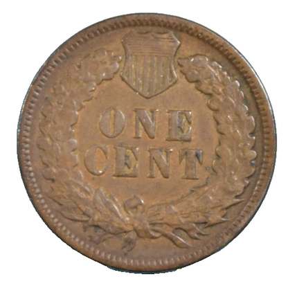 1894 Indian Head Penny Very Good Features (VG) Average Circulated 1c Coin