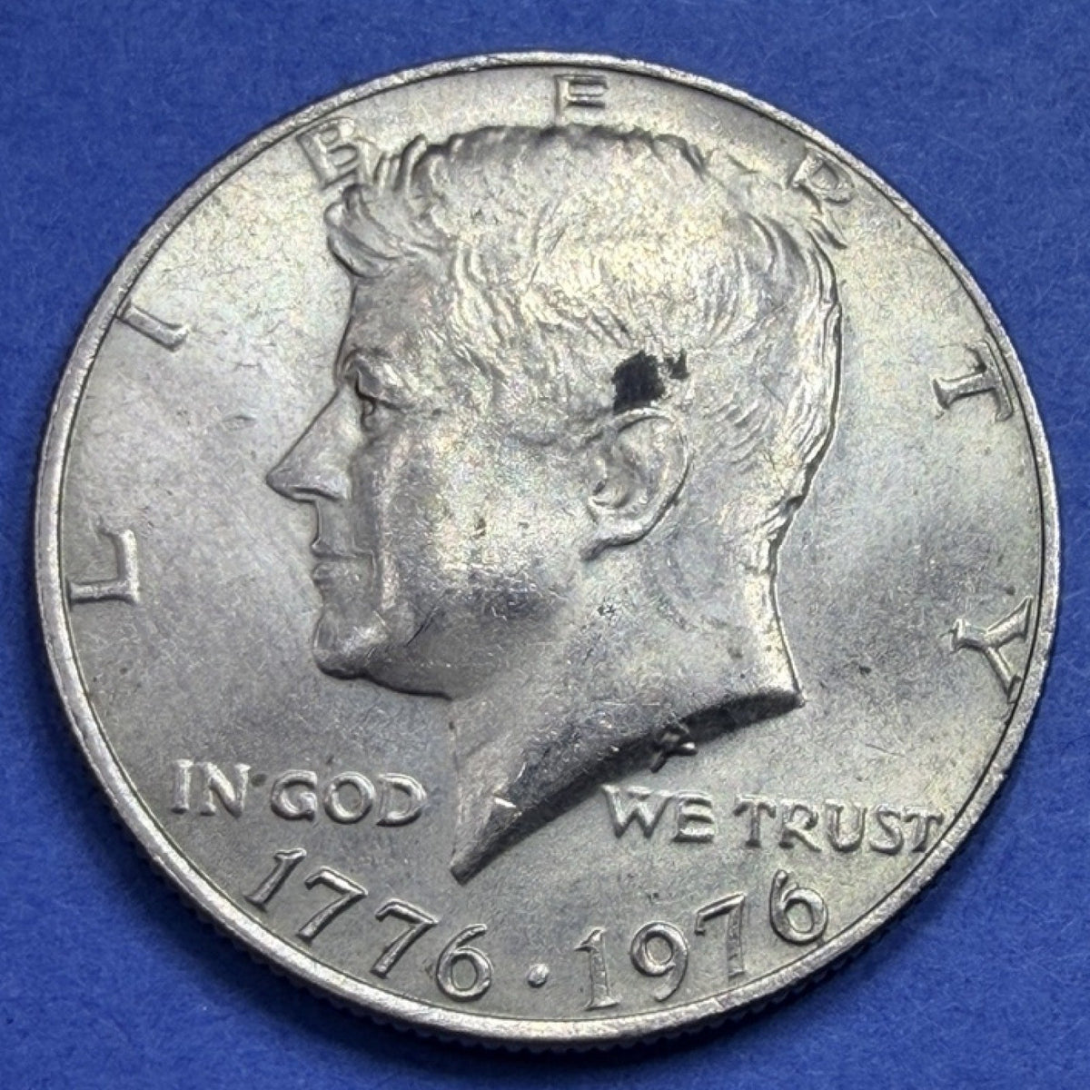 1976 Bicentennial Kennedy Half Dollar 50C AU Independence Hall Clad