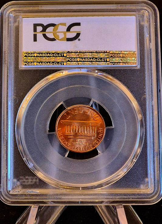 1986 Lincoln Cent PCGS Graded a Very High MS67 BRILLIANT RED