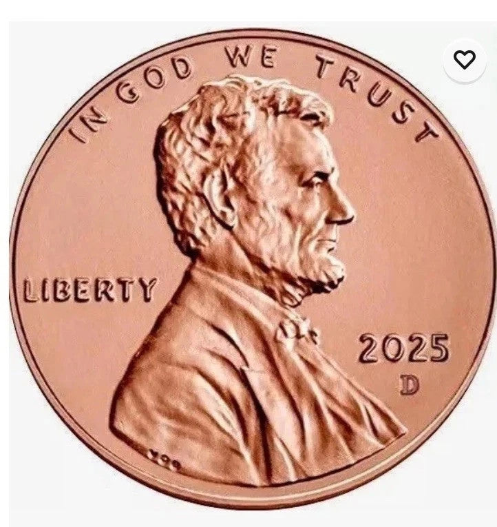 ✅ 2025 D Lincoln Shield Cent BRILLIANT UNCIRCULATED RED Penny US Mint 1c Coin