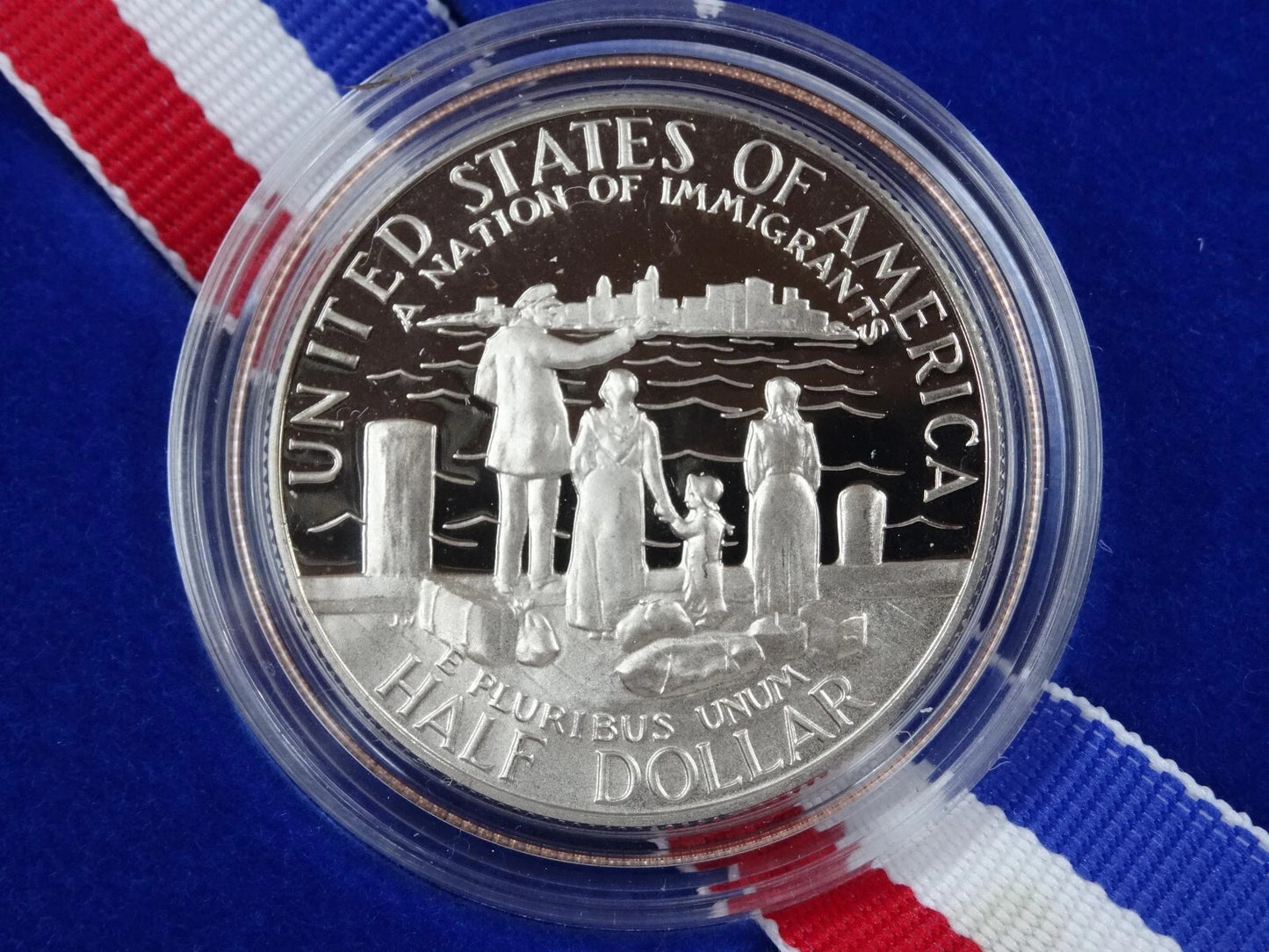 ⭐️  1986-S Statue of Liberty Proof Half Dollar US Mint Coin 50c OGP Box & COA