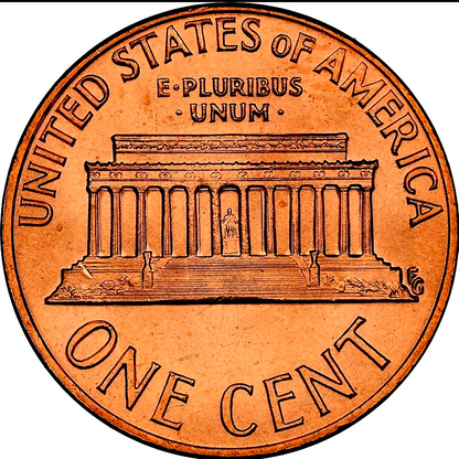 1973 D Lincoln Memorial 🔥OBW Bank Roll🔥BU Brilliant Uncirculated 1C From
