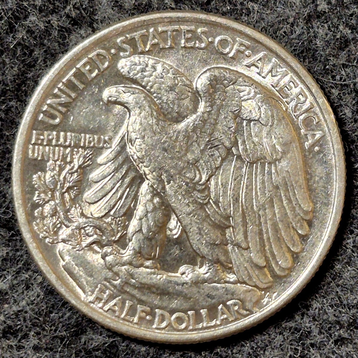 1943 Walking Liberty Half Dollar 90% Silver MS+ Features Philadelphia Bright 50c