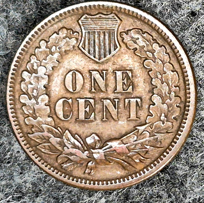 1883 Indian Head Cent Penny XF+ Features Full Liberty, Receive Coin Pictured 1C
