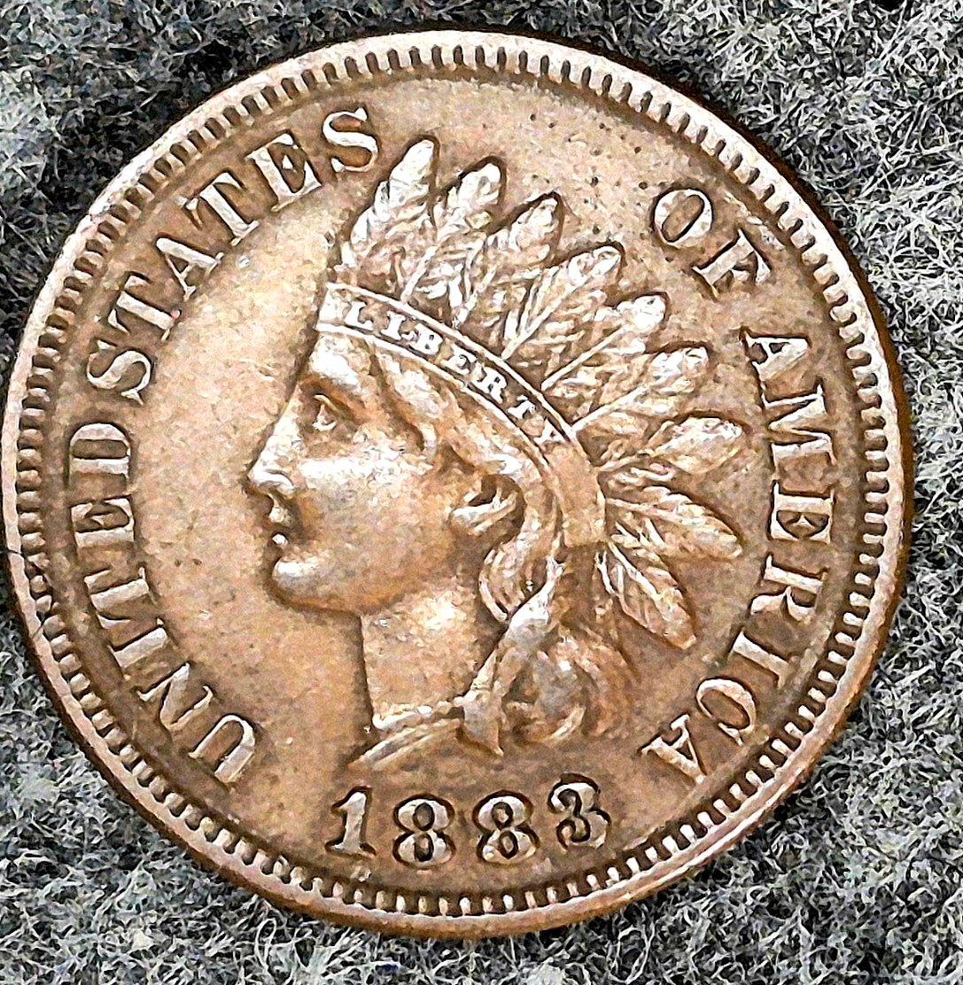 1883 Indian Head Cent Penny XF+ Features Full Liberty, Receive Coin Pictured 1C