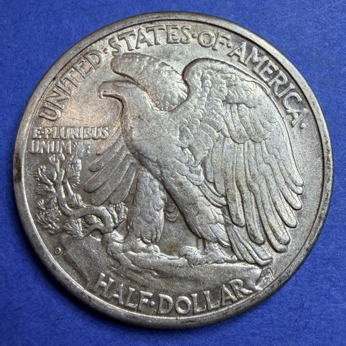 1943-D Walking Liberty Half Dollar 50C AU About Uncirculated Silver Nice Luster