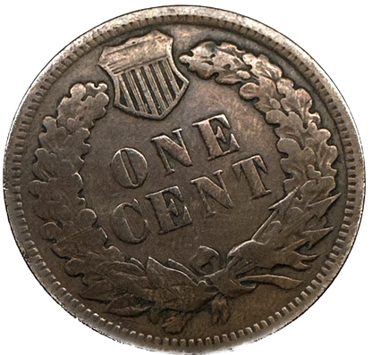 1878 Indian Head Cent Good - Very Good Average Circulated Condition Bronze Penny