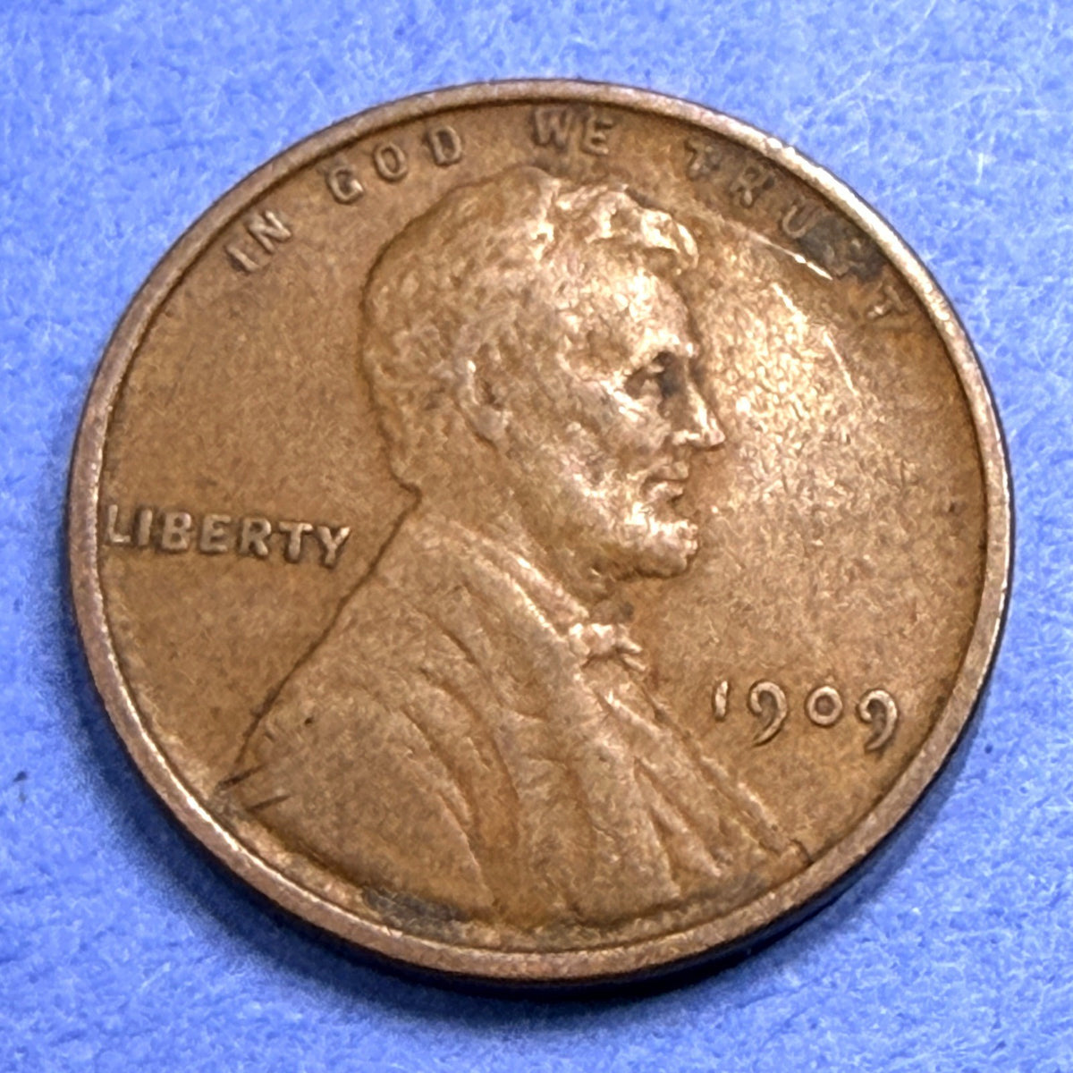 1909 Lincoln Wheat Cent 1C VF Very Fine First Year of Issue Philadelphia Penny