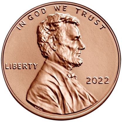 ✅ 2022 P Lincoln Shield Cent BRILLIANT UNCIRCULATED RED Penny US Mint 1c Coin