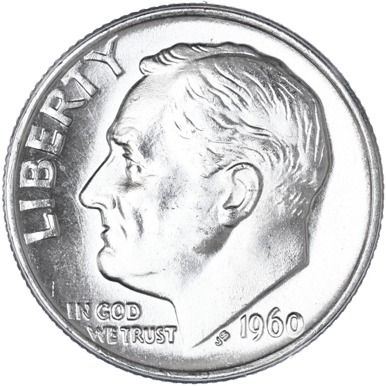 🔥1960 (P) Brilliant Uncirculated Roosevelt Dime 90% Silver BLAST WHITE  US Coin