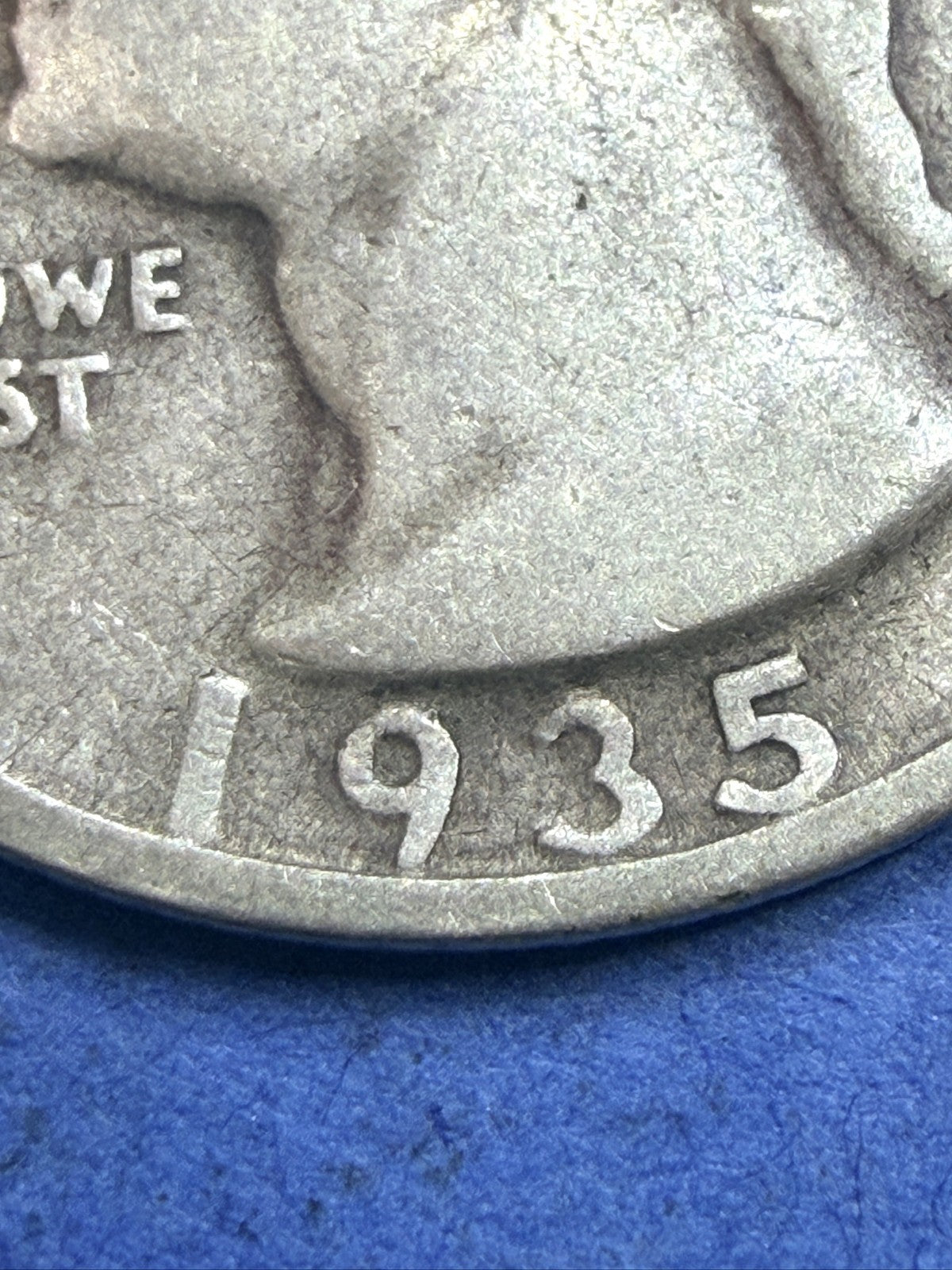 1935 D Washington Quarter 25C G Good 90% Silver Denver Early Better Date Coin