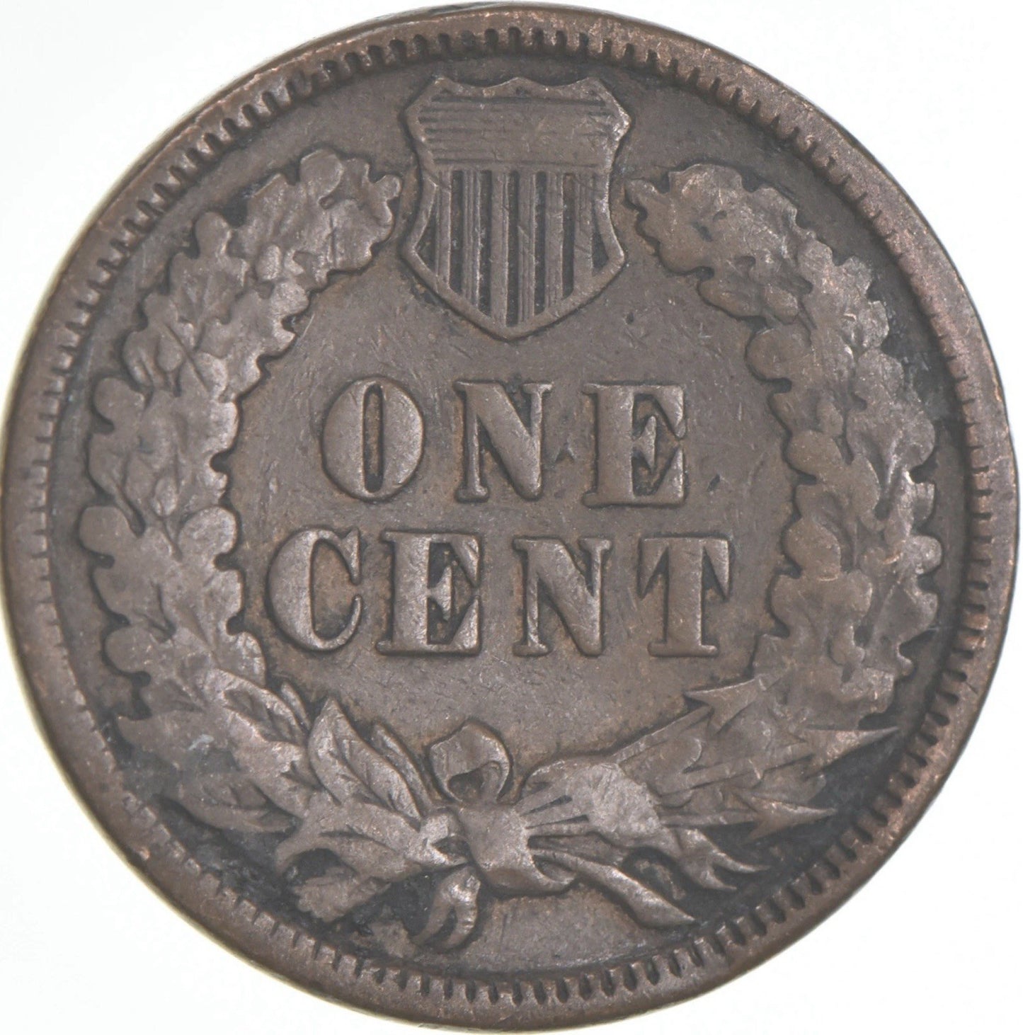 1897 Indian Head Cent Good- Very Good Average Circulated Condition BronzePenny