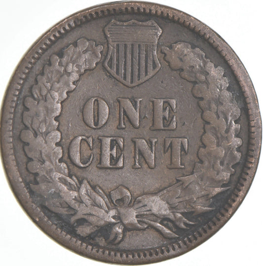 1897 Indian Head Cent Good- Very Good Average Circulated Condition BronzePenny