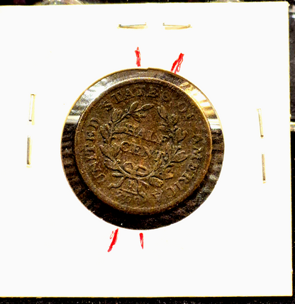 1805 Draped Bust Half Cent Large 5 W/Stems VG-Fine Features *Rotation Error* 1C