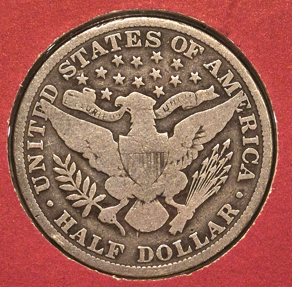 1907-P Barber Half VG+ Features 90% Silver 50C Historic Liberty Coin/Stamp Set