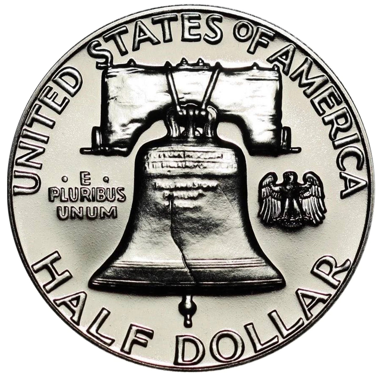 1958 Franklin 90% SILVER Half Dollar PROOF COIN Gem Uncirculated Full Bell Lines