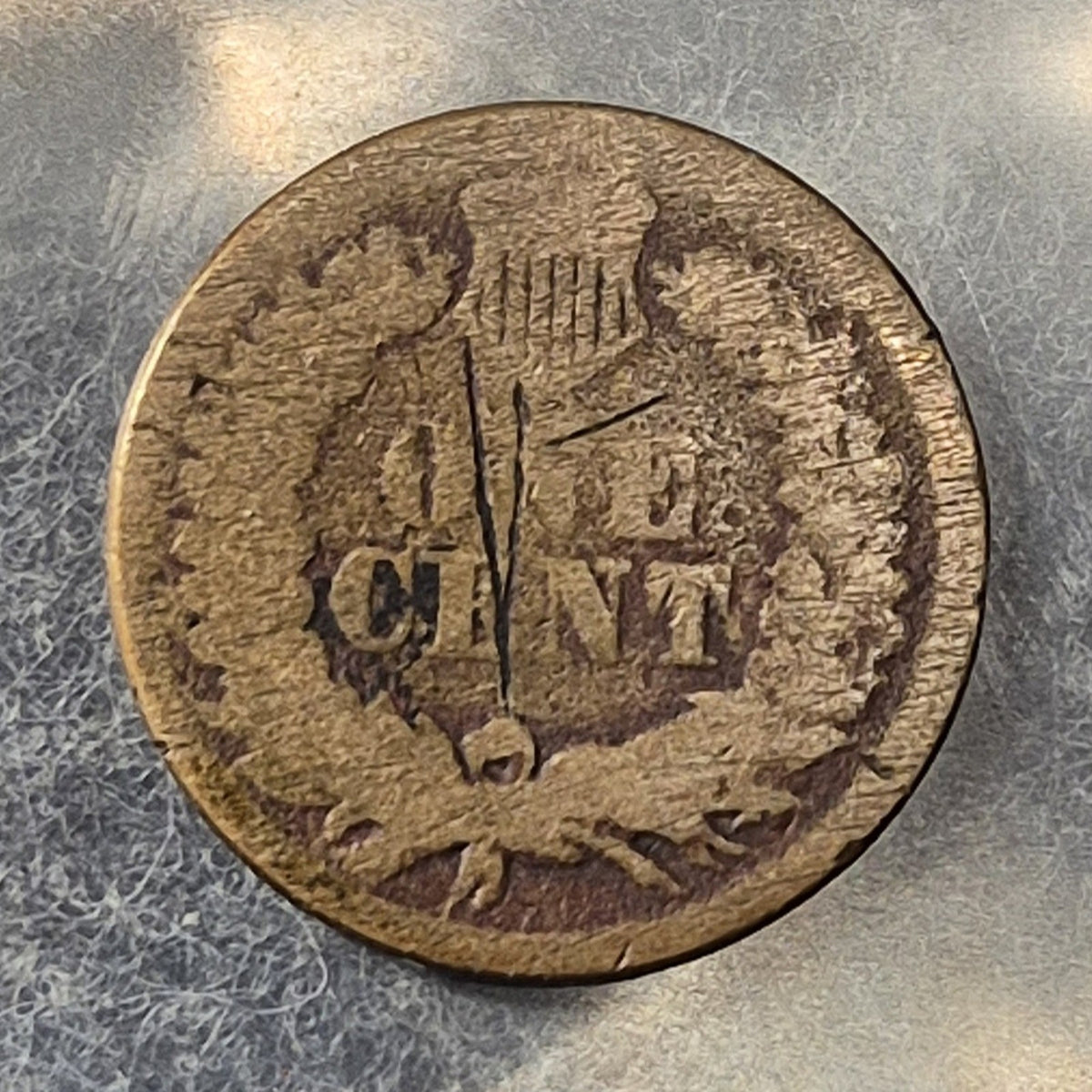 1869 Indian Head Cent Penny 1C Good Semi-Key Date Only 6.42 Million Minted