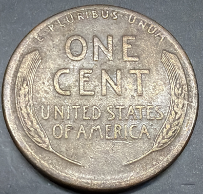 1916-S Lincoln Wheat Cent Extra Fine - About Uncirculated (XF-AU) 1c Actual Coin