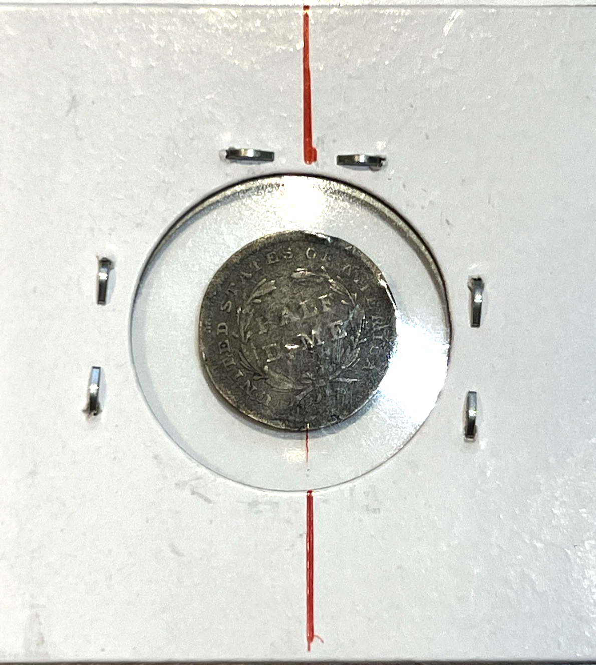 ✅ 1838 Seated Liberty Silver Half Dime ROTATED DIE 187 Year Old 90% Silver Coin
