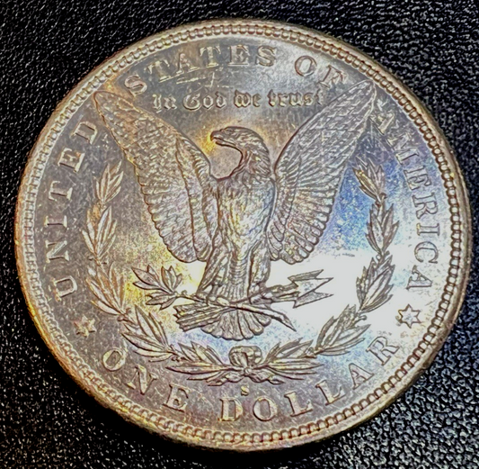 1880-S Morgan Silver Dollar Bright, Well Struck, Sharp Feathers GEM MS Features