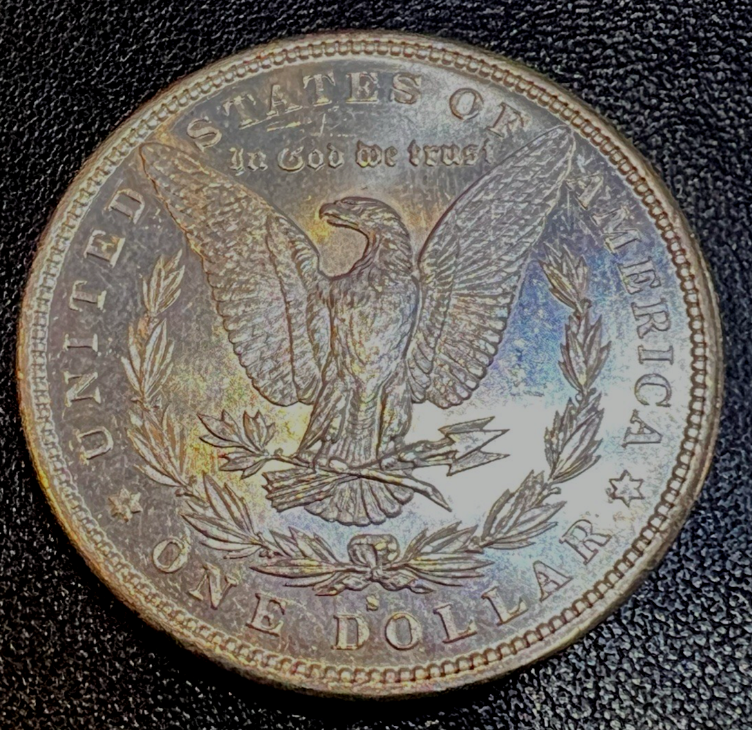 1880-S Morgan Silver Dollar Bright, Well Struck, Sharp Feathers GEM MS Features