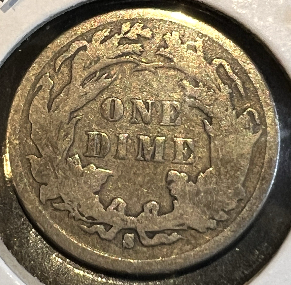 1888-S Seated Dime 90% Silver FINE - VERY FINE San Francisco Coin FULL LIBERTY