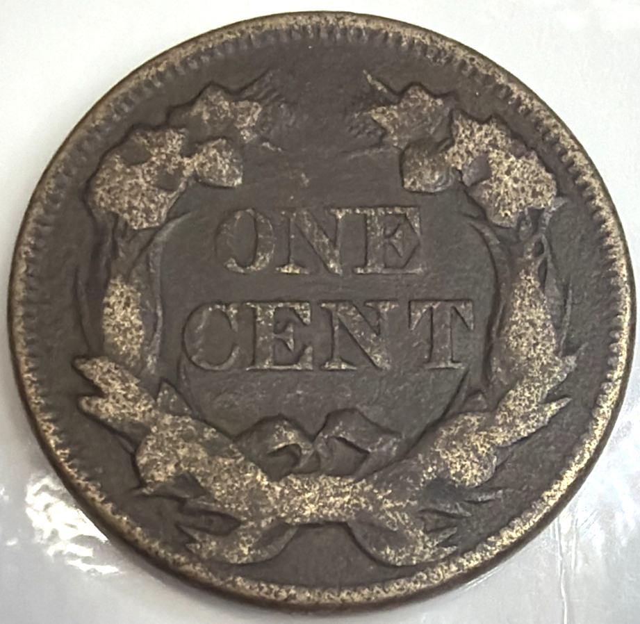 1857 Flying Eagle 1c Cent (G) Good Condition Pre Civil War Actual Coin Shown