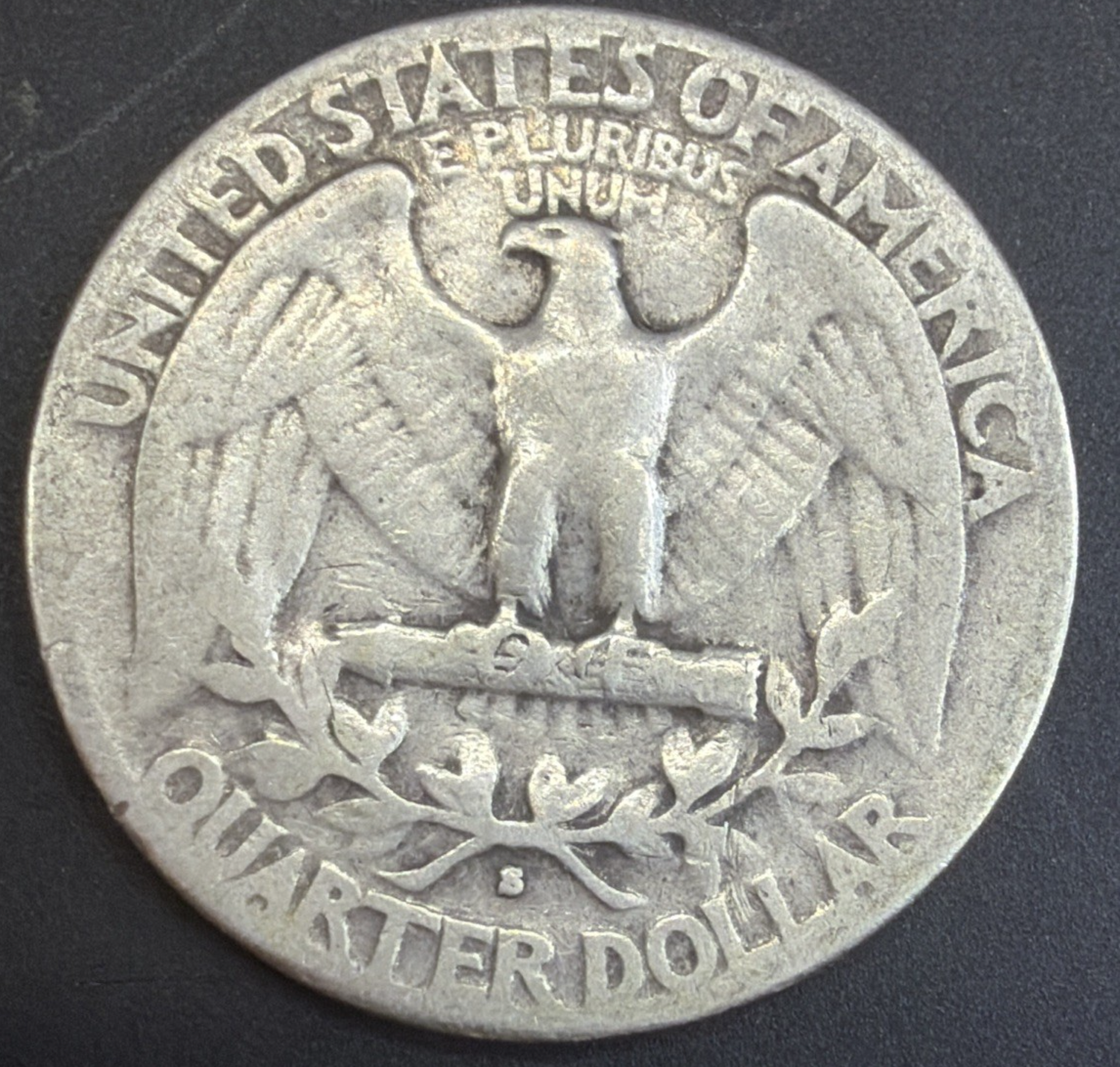 1939-S&D Washington Quarters 90% Silver Coins KEY DATES 2 Coin Set