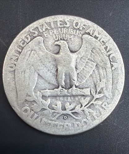 1939-S&D Washington Quarters 90% Silver Coins KEY DATES 2 Coin Set #1418