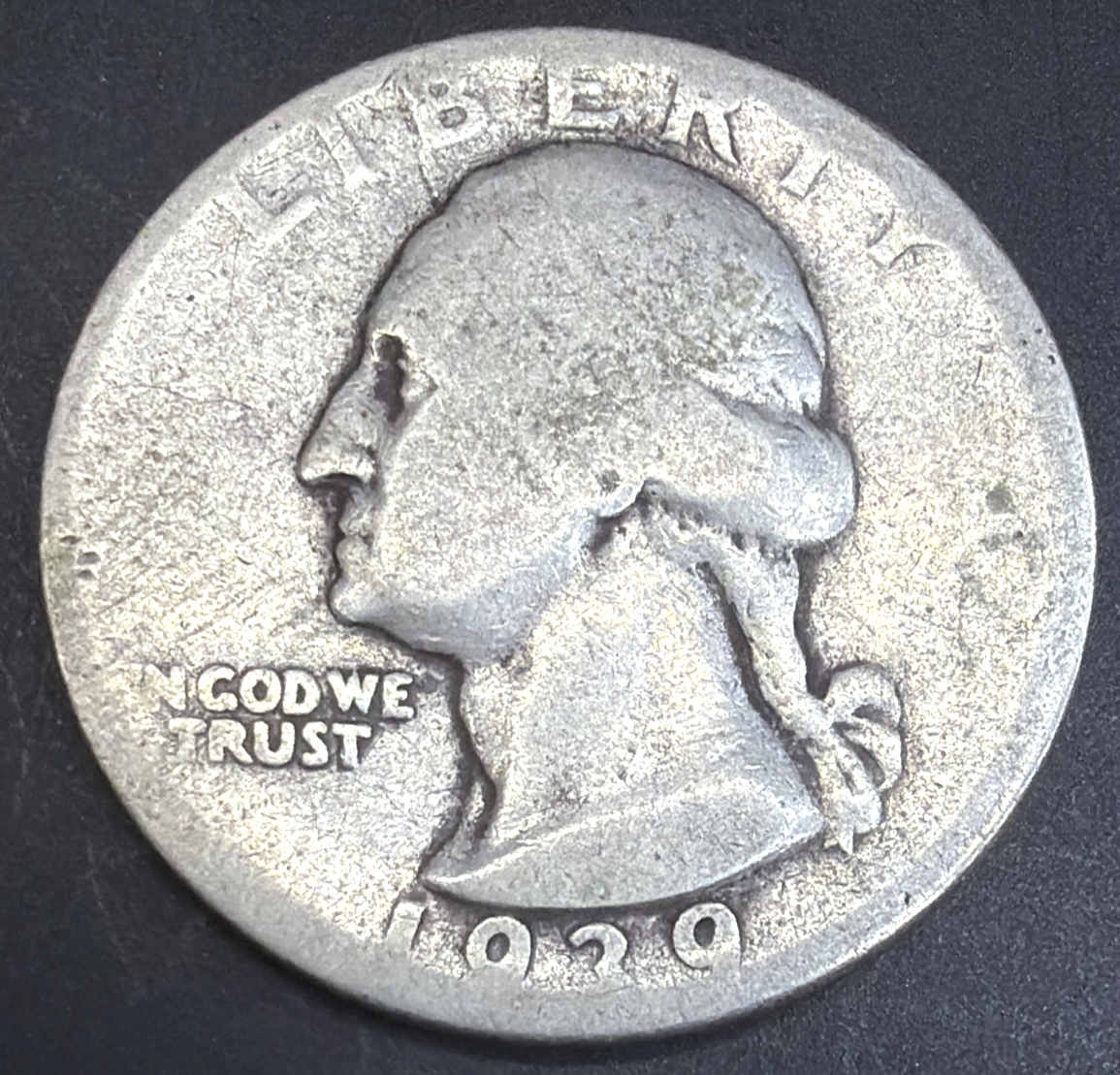 1939-D Washington Quarter 90% Silver Coin Low Mintage KEY DATE AG Condition