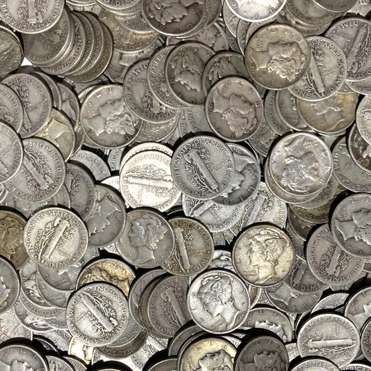 Mercury Dimes ~ 90% Silver 💰 10c Coins Circulated Condition, Choose How Many!