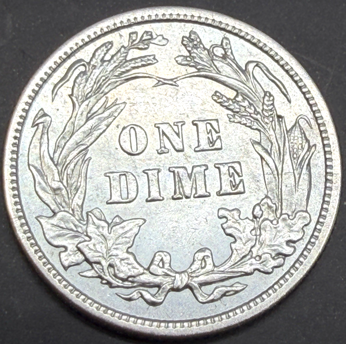 1914 P Barber Dime 90% Silver ✅ BU / AU Features BRIGHT WHITE Beautiful COIN