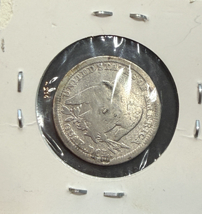 1858 Seated Liberty Quarter 90% Silver Pre-Civil War Liberty Fine Obverse Coin