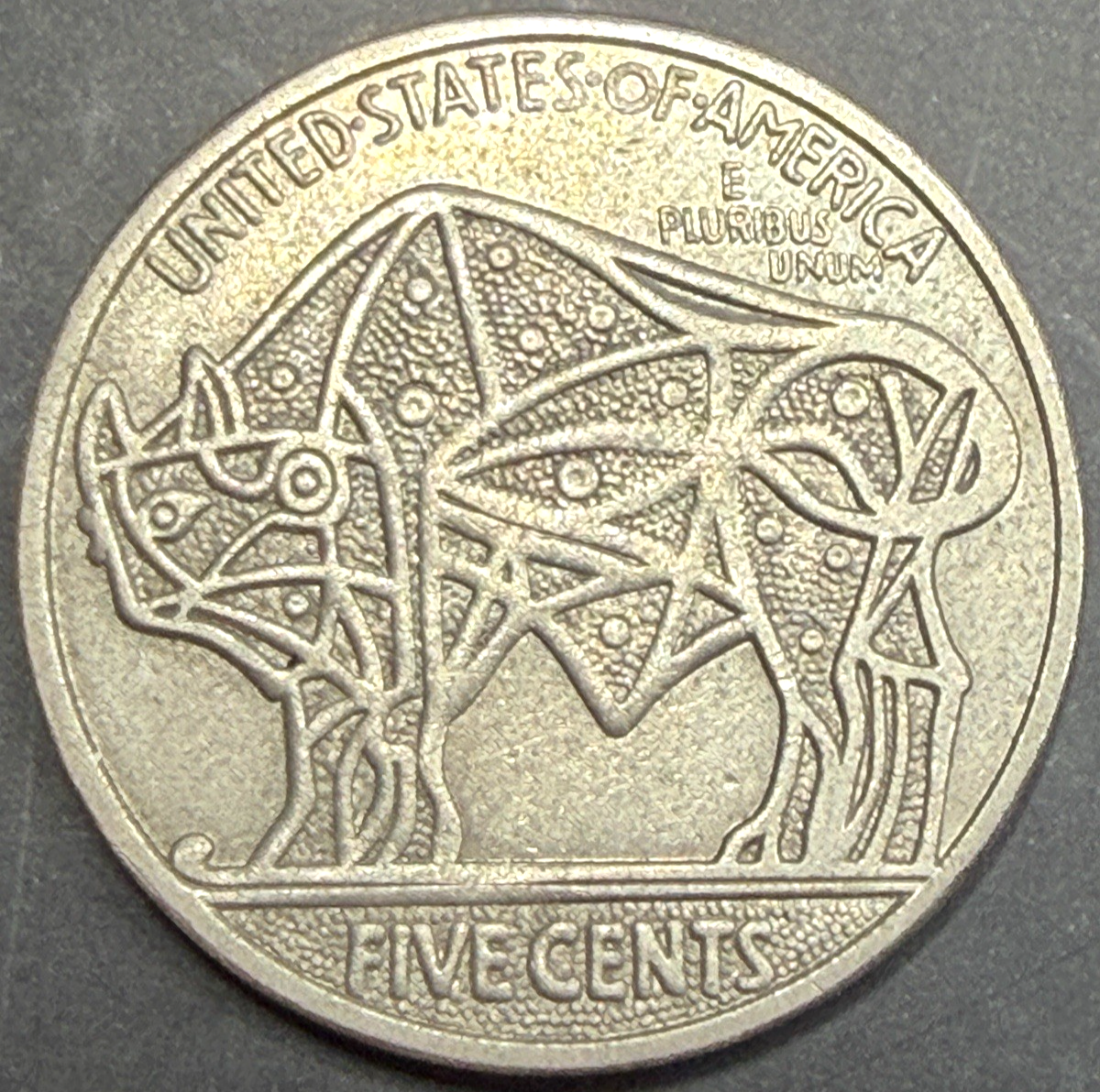1936 Hobo Nickel -  "Salvadore Dali-esque" - Genuine Buffalo Nickel