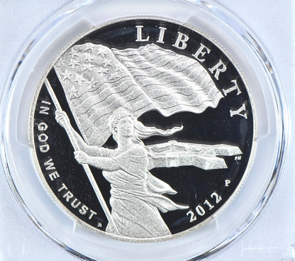 ✅ 2012-P Star-Spangled Banner 90% Silver Dollar Coin PR69 DCAM PCGS Blue Label