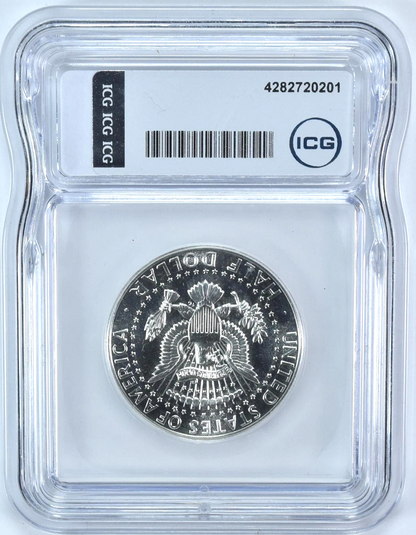 1966 Kennedy Half Dollar SMS MS67 ICG 40% SILVER Proof-Like Shiny Coin