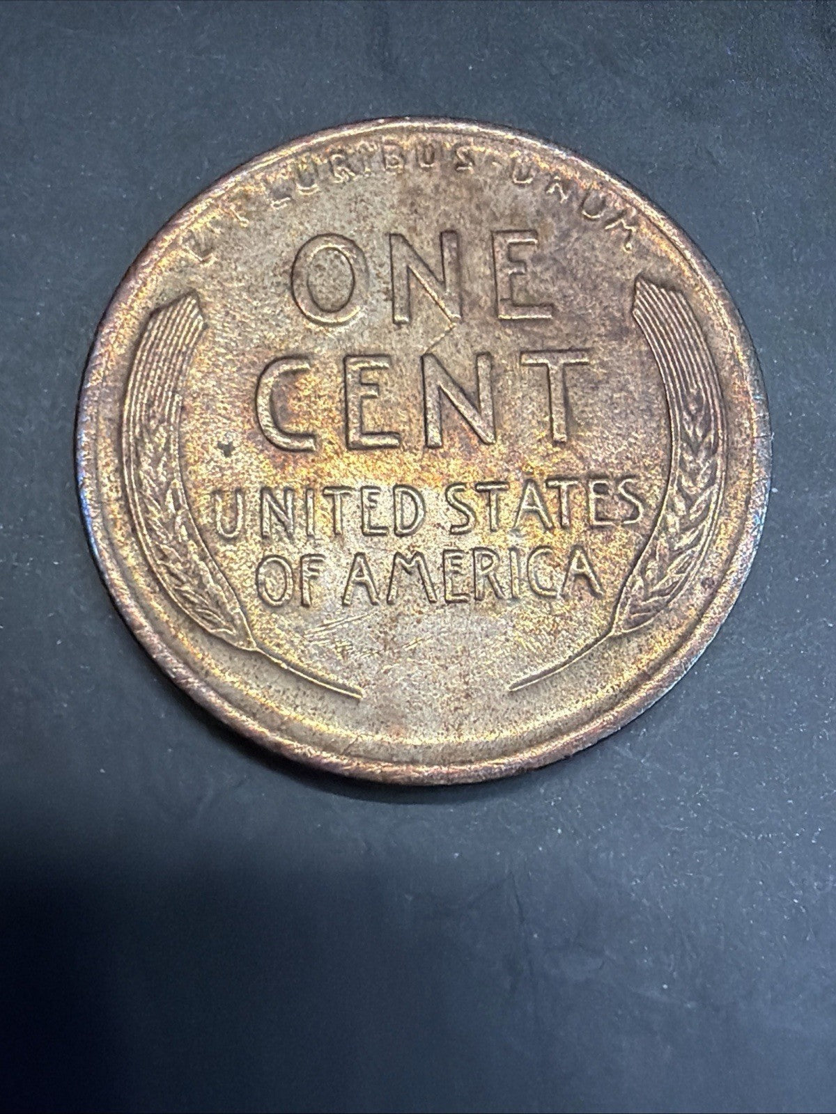 TONER 1912 P Lincoln Wheat Cent BU/MS/AU Interesting Colors Early Copper Penny