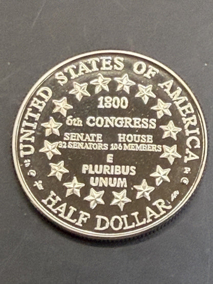 2001 Capitol Visitor Center Commemorative Clad Half Dollar Proof Bright Shiny