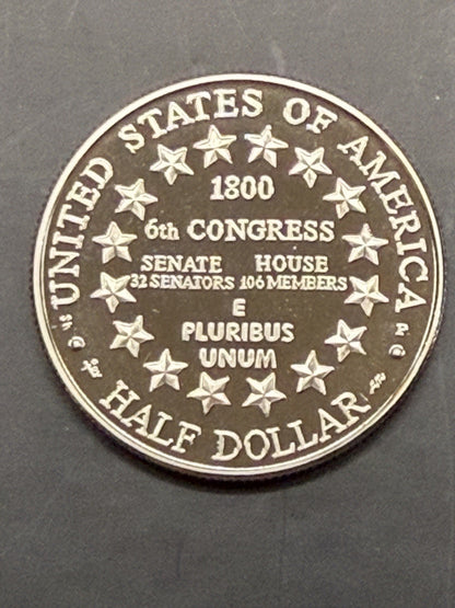2001 Capitol Visitor Center Commemorative Clad Half Dollar Proof Bright Shiny