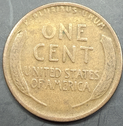 1918-P-D-S Lincoln Wheat Cents - Denver is Mint Error WOODY Improper Alloy F-VF+