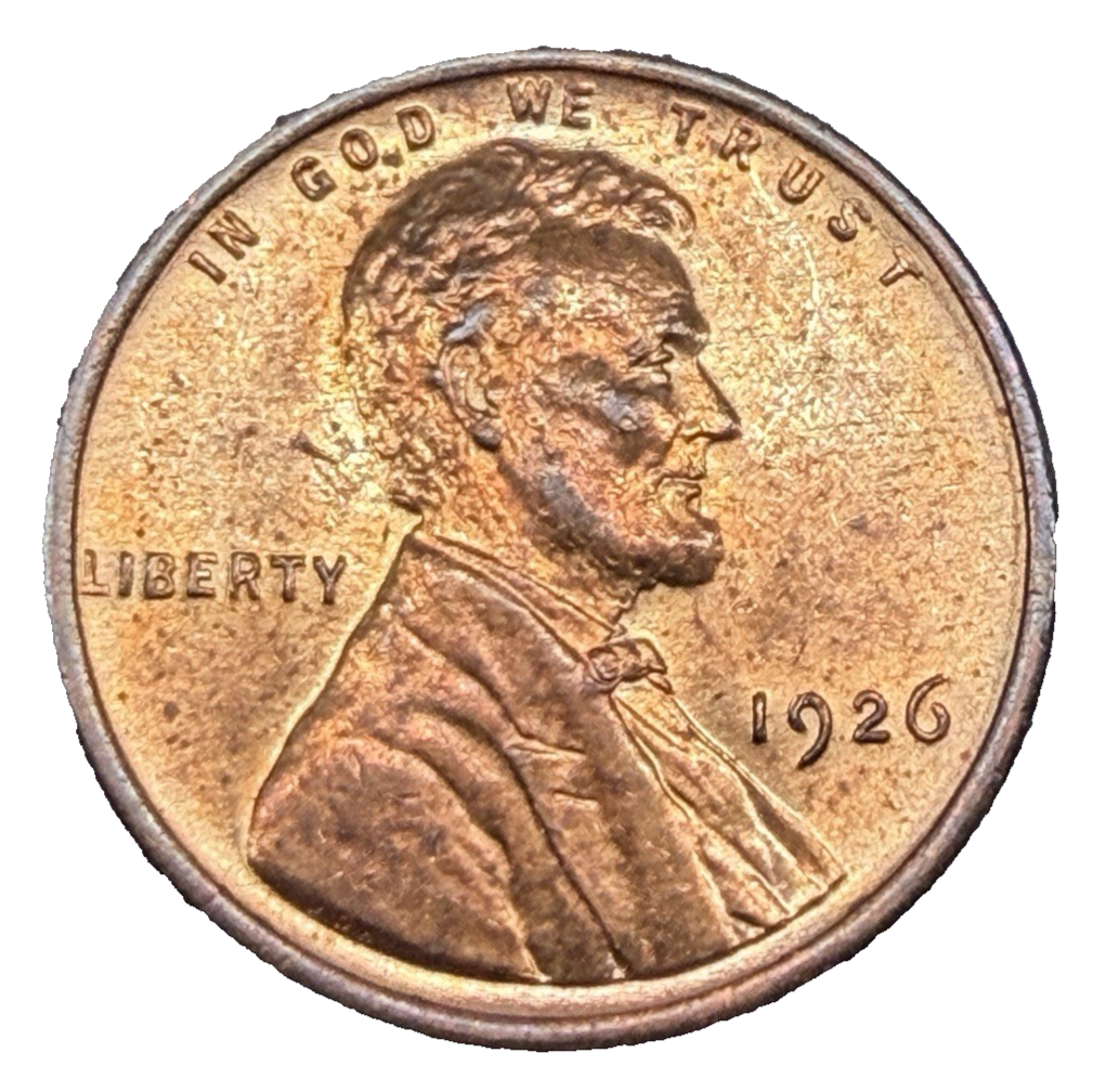1926 Lincoln Wheat Cent Penny  🔥  GEM BU *UNCIRCULATED* MS RED 1c Coin
