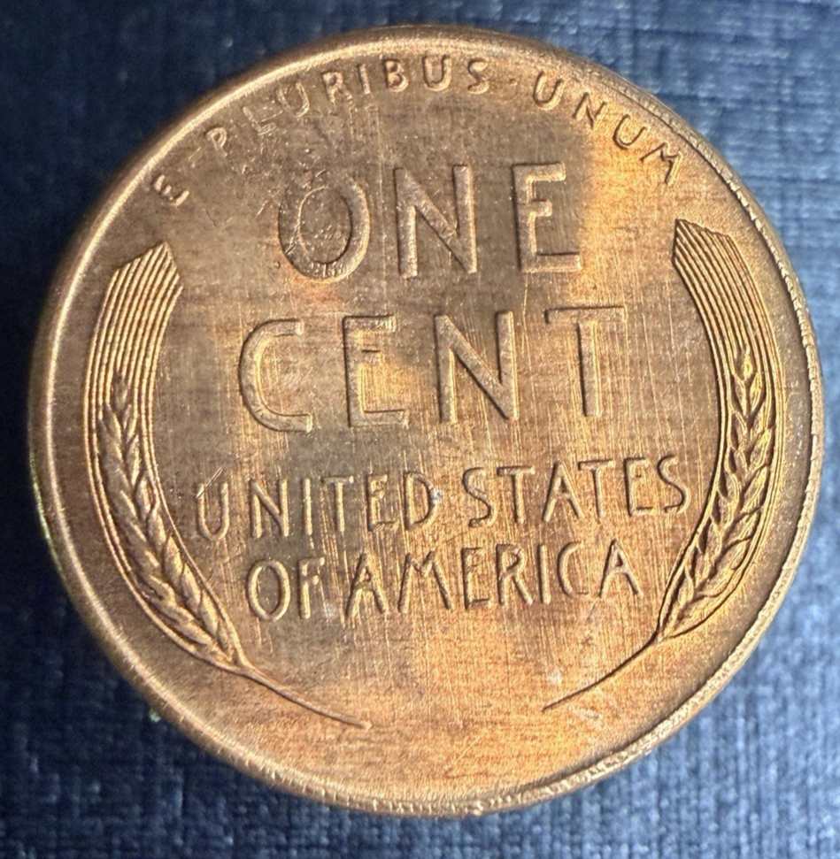 1949 S ✅ ERROR COIN Lincoln Wheat Cent BU Uncirculated IMPROPER ALLOY MIX