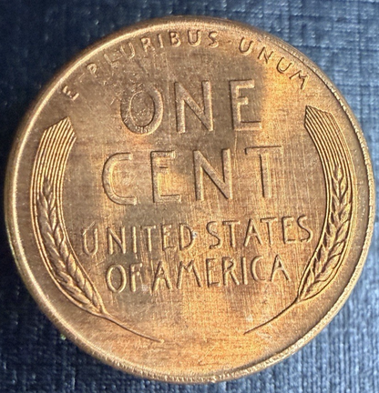 1949 S ✅ ERROR COIN Lincoln Wheat Cent BU Uncirculated IMPROPER ALLOY MIX