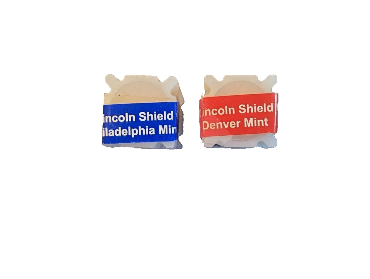 2010 P&D Lincoln Shield Cent Rolls Uncirculated BU (LOT OF 2) Mint Sealed Coins