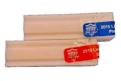 2010 P&D Lincoln Shield Cent Rolls Uncirculated BU (LOT OF 2) Mint Sealed Coins