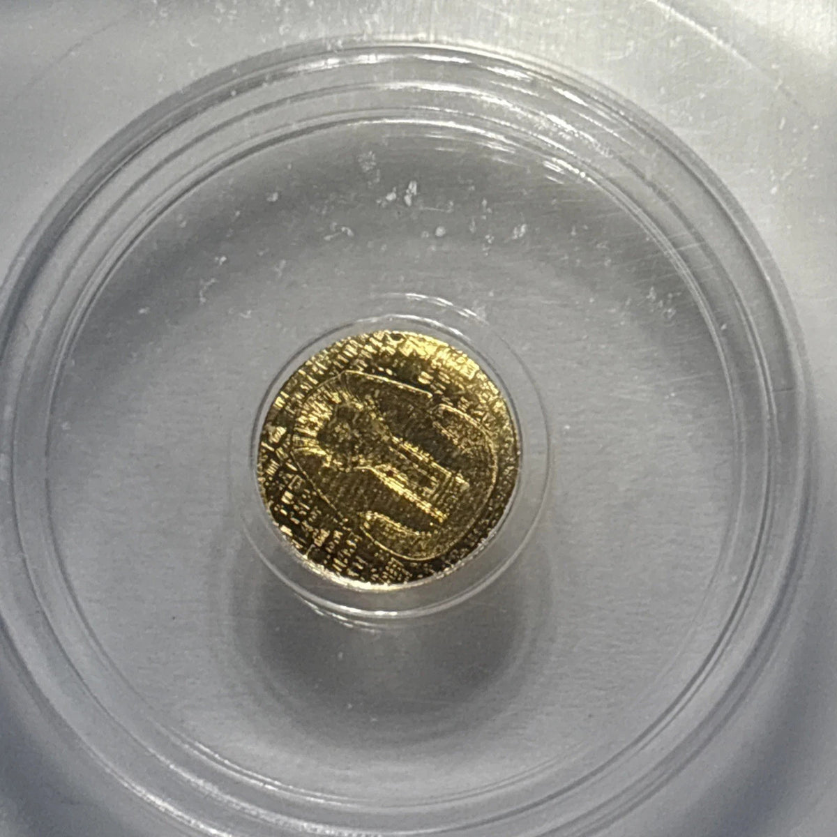 ICG MS70 Egyptian King Tut Gold Round 1/200th oz Special Graded Label