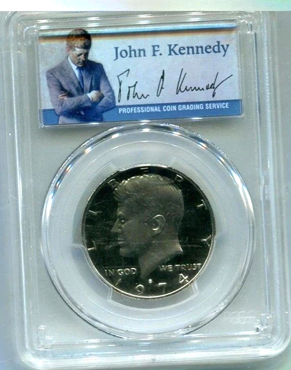 1974 S Kennedy Half Dollar 50c Coin PCGS PR69DCAM PORTRAIT SIGNATURE LABEL