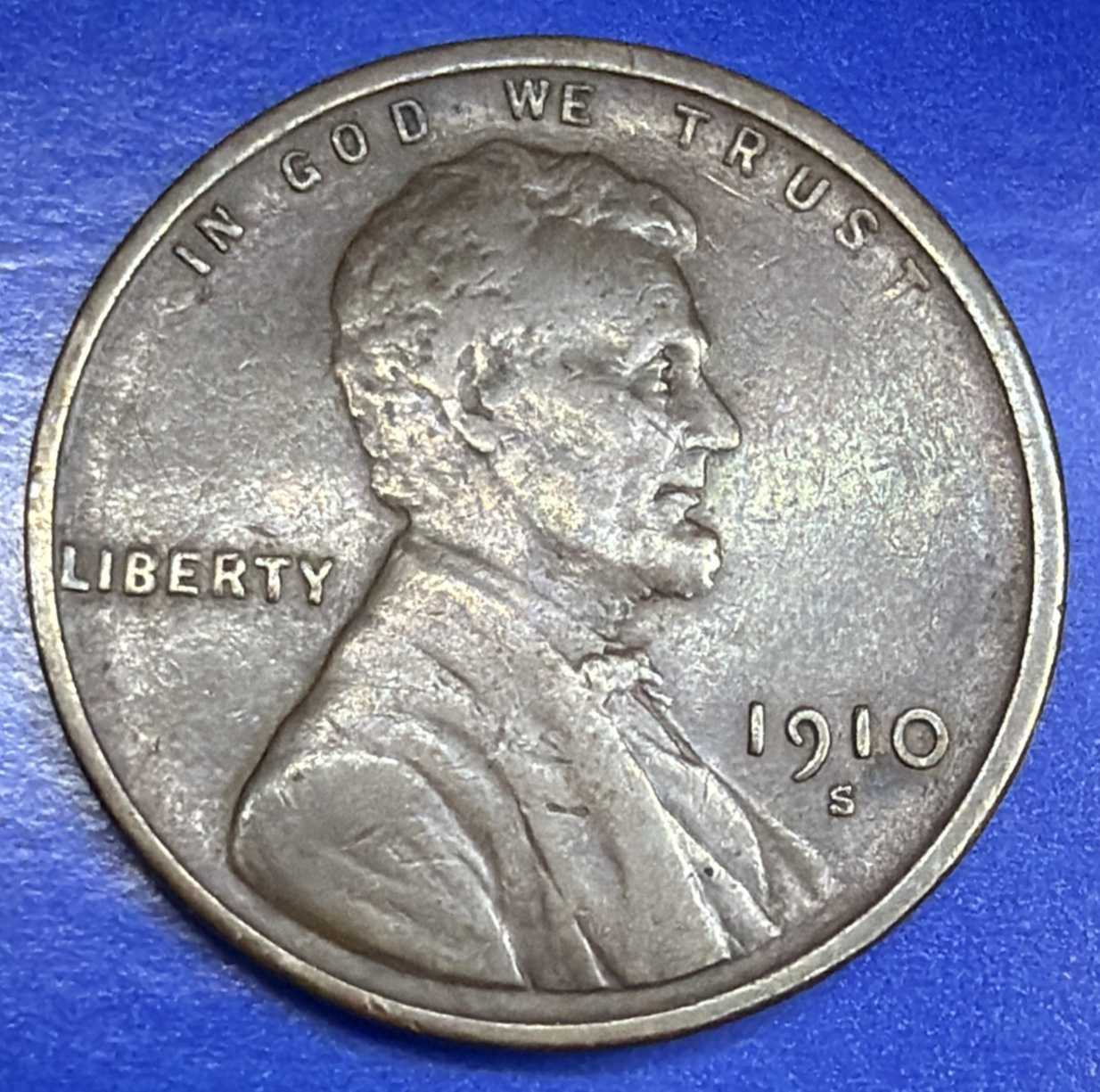 1910 S Lincoln Wheat Cent XF-AU Features SEMI-KEY DATE Low Mintage Coin 1369